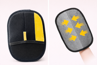 Pet Hair Removal Glove (Reusable Electrostatic Mitt)